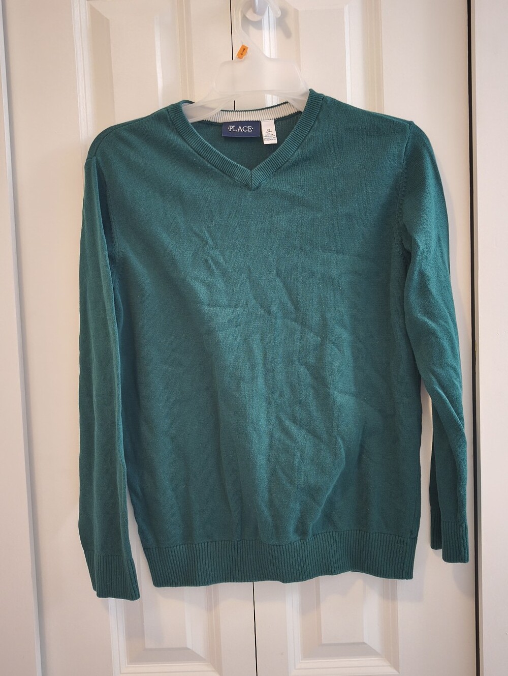 Place Boys Teal XL V-Neck Sweater